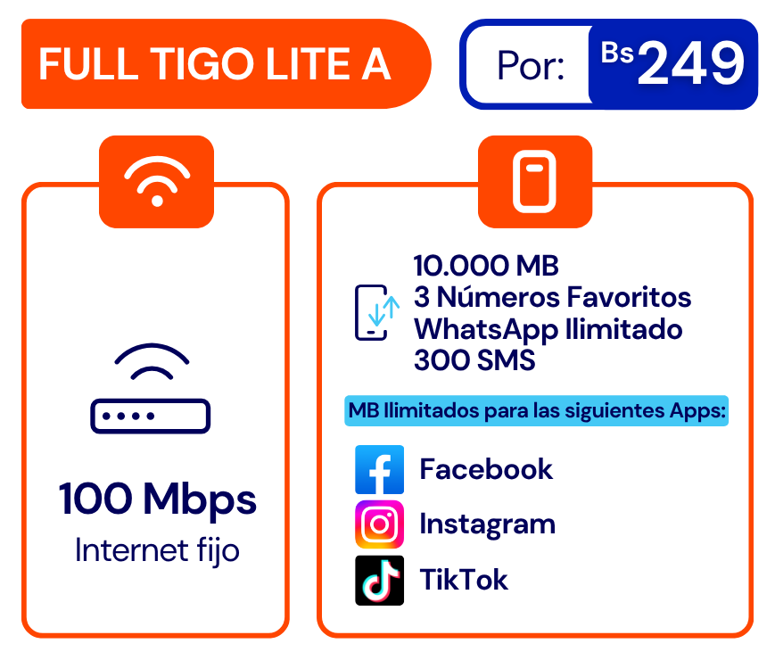 Plan Full Tigo Lite A